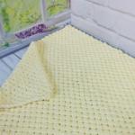 Knitted baby blanket for everyday use and crib