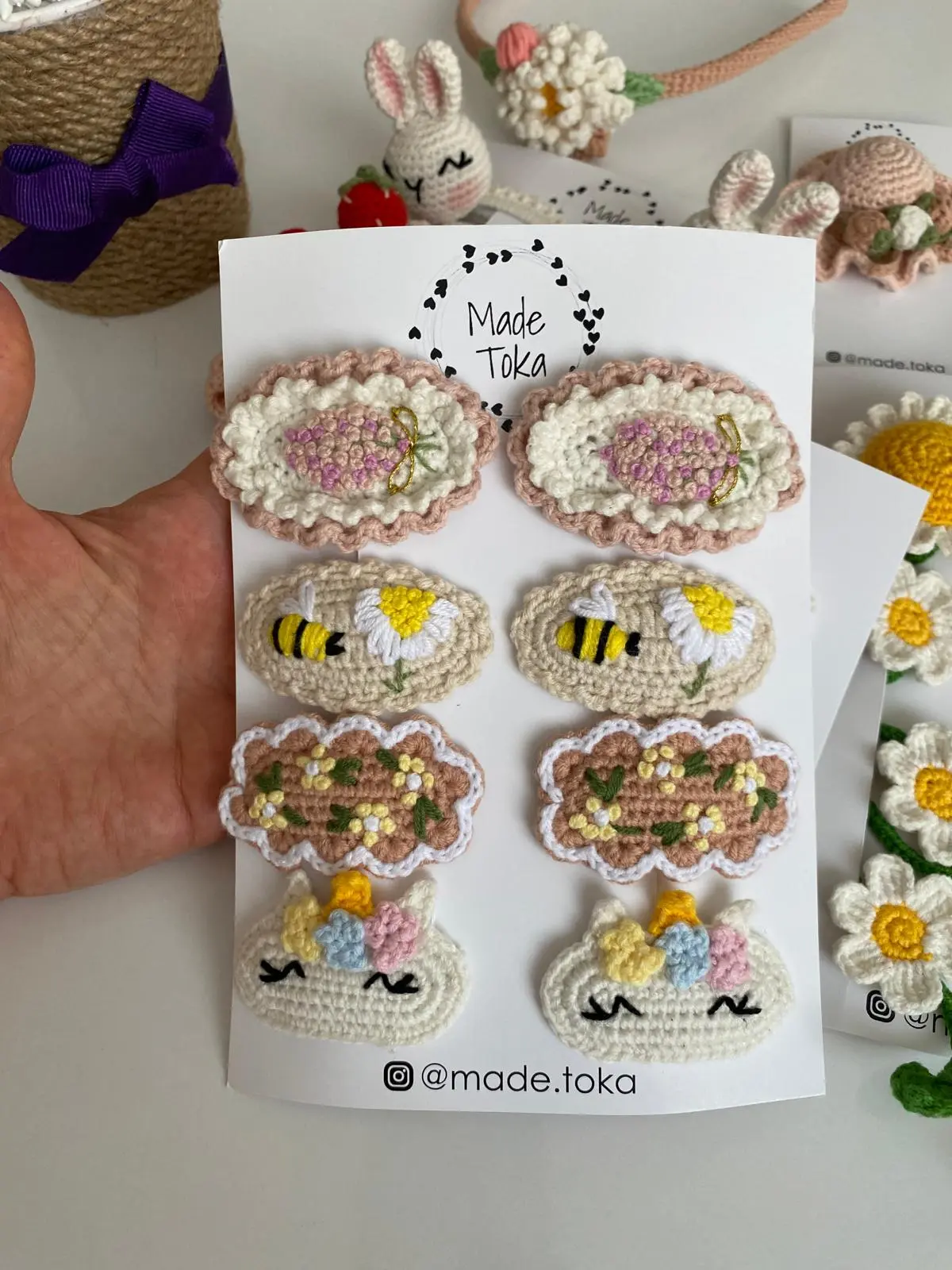 Handmade Colorful Kids Hair Clip