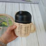 Handmade Bamboo Rope Bathroom Mirror & Accessories – Natural, Rustic, and Stylish Design to Refresh Your Bathroom"