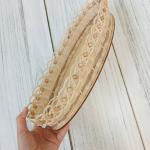 Handmade Long Narrow Oval Bamboo Rope Basket – Versatile for Candles, Small Items, or Décor, Natural Rustic Charm for Any Space"