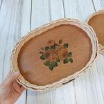 Handmade bamboo rope baskets in round and oval shapes – versatile for bread, fruit, small items, or decorative use. Natural, rustic, stylish, and eco-friendly for any home