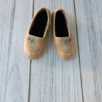 Handmade Knitted Slippers – Warm, Comfortable, Non-Slip, Perfect Gift for Home”