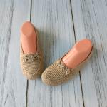 Handmade Knitted Slippers – Warm, Comfortable, Non-Slip, Perfect Gift for Home”