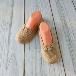 Handmade Knitted Slippers – Warm, Comfortable, Non-Slip, Perfect Gift for Home”