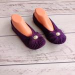 Handmade Knitted Slippers – Warm, Comfortable, Non-Slip, Perfect Gift for Home”